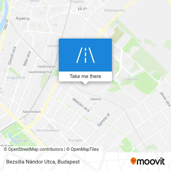 Bezsilla Nándor Utca map