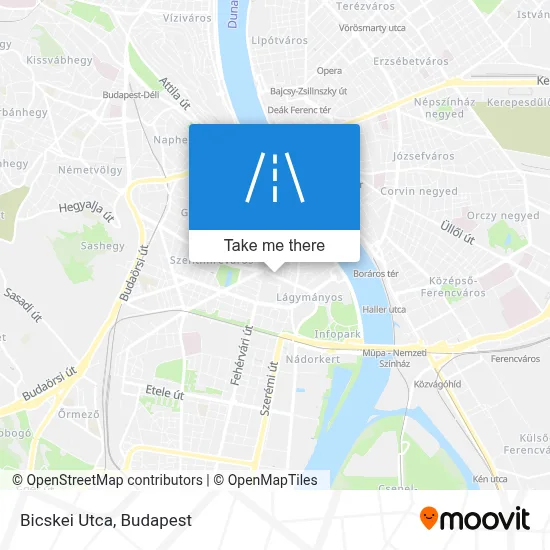 Bicskei Utca map