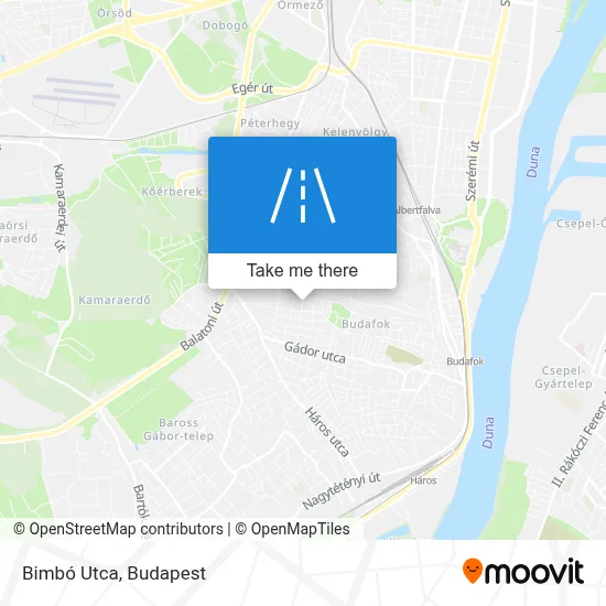 Bimbó Utca map