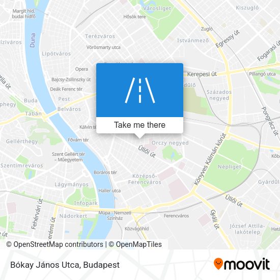 Bókay János Utca map