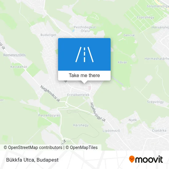 Bükkfa Utca map
