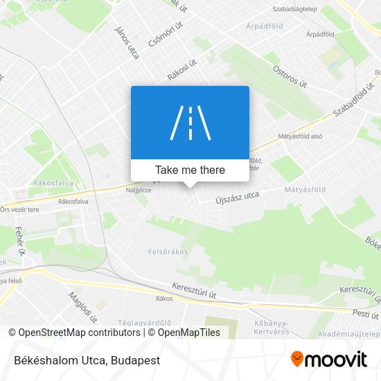 Békéshalom Utca map