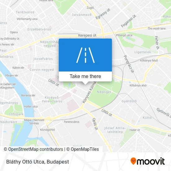 Bláthy Ottó Utca map