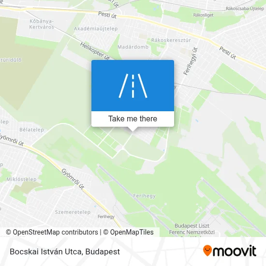 Bocskai István Utca map