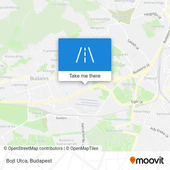 Bojt Utca map