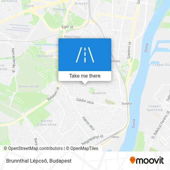 Brunnthal Lépcső map