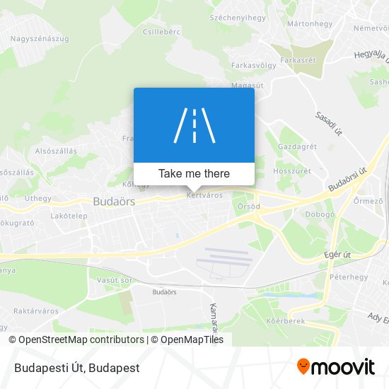 Budapesti Út map