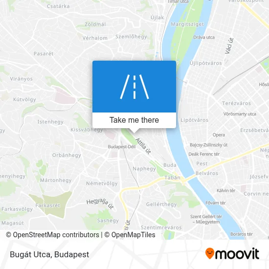 Bugát Utca map