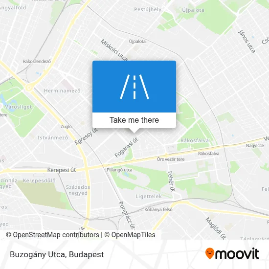 Buzogány Utca map