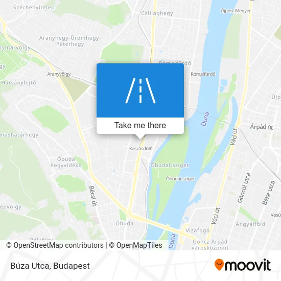 Búza Utca map