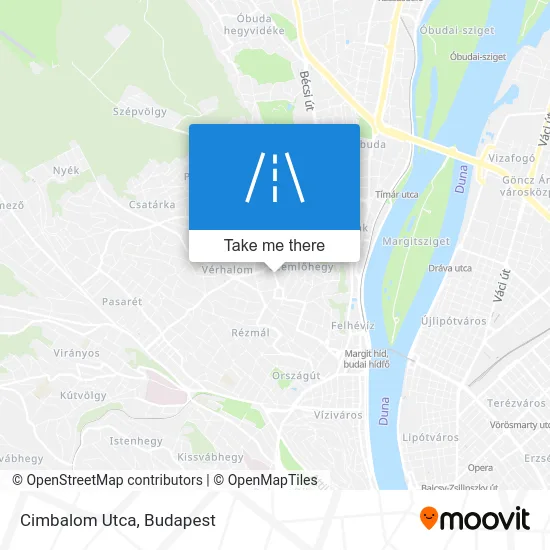 Cimbalom Utca map