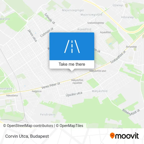 Corvin Utca map