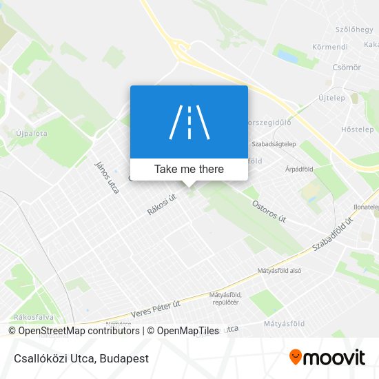 Csallóközi Utca map