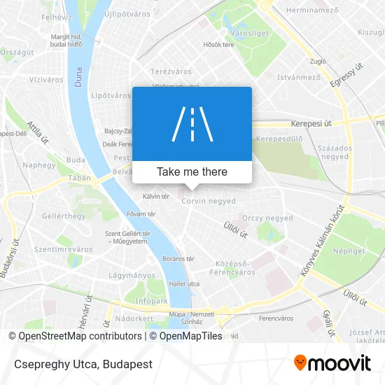 Csepreghy Utca map