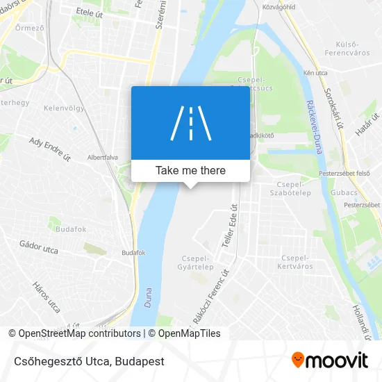 Csőhegesztő Utca map