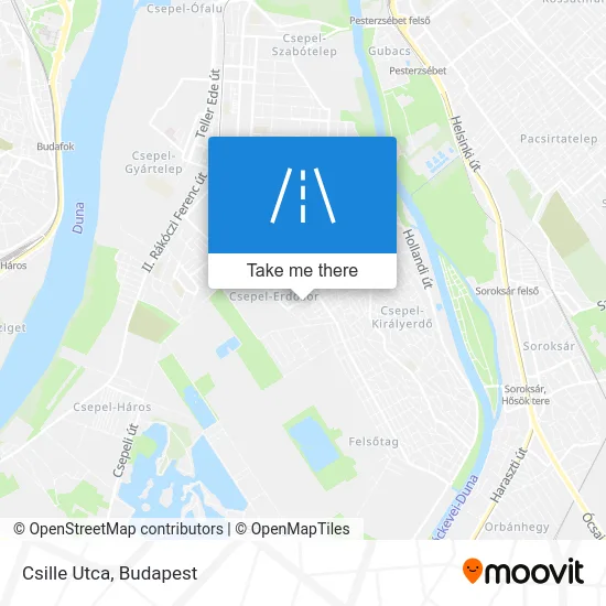 Csille Utca map