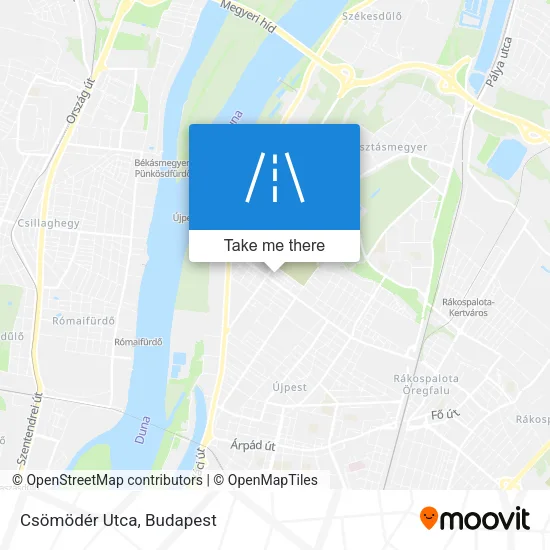 Csömödér Utca map