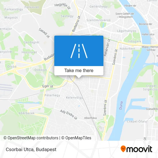 Csorbai Utca map