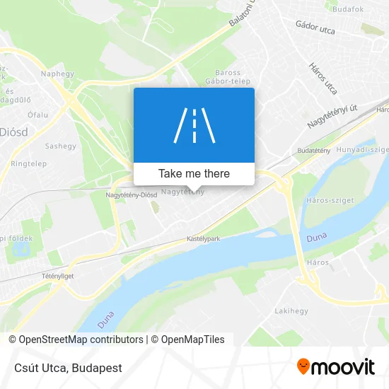 Csút Utca map