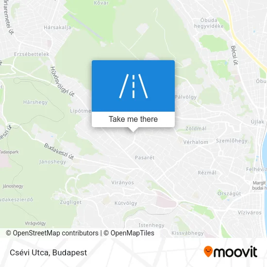 Csévi Utca map