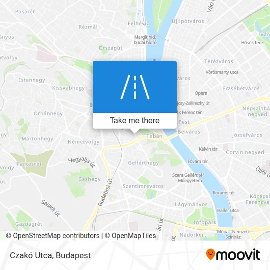 Czakó Utca map