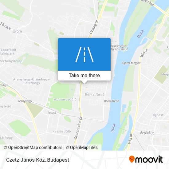 Czetz János Köz map