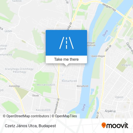 Czetz János Utca map