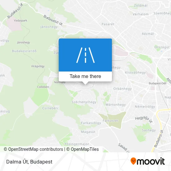 Dalma Út map