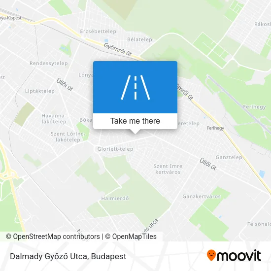 Dalmady Győző Utca map