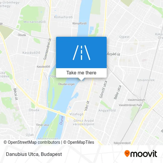 Danubius Utca map