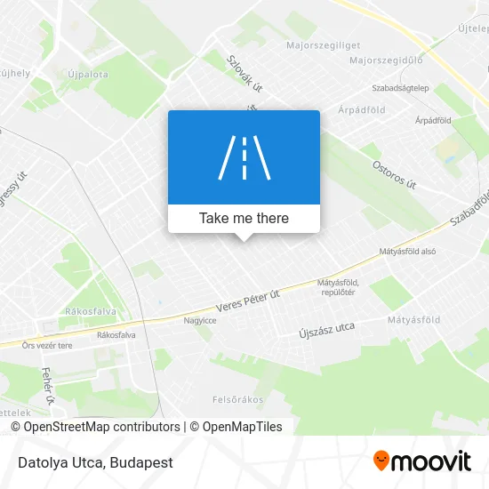 Datolya Utca map