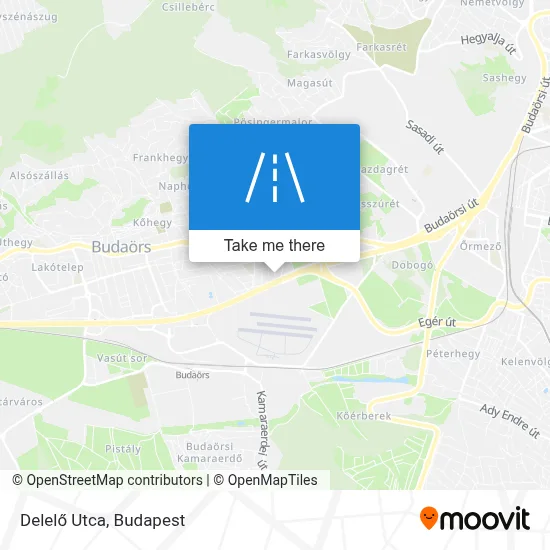 Delelő Utca map