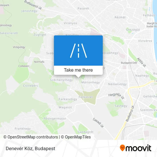Denevér Köz map
