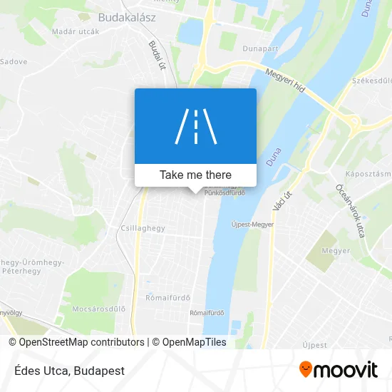 Édes Utca map
