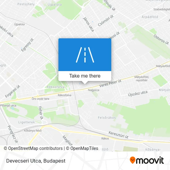 Devecseri Utca map