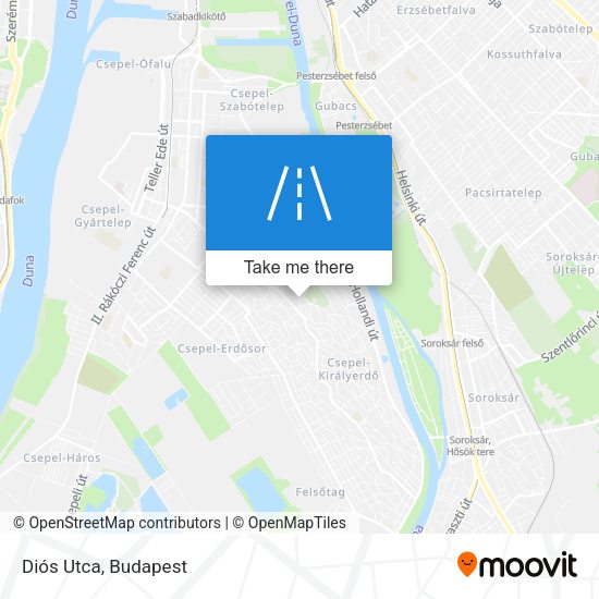 Diós Utca map