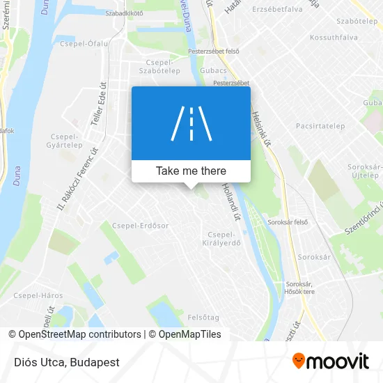 Diós Utca map