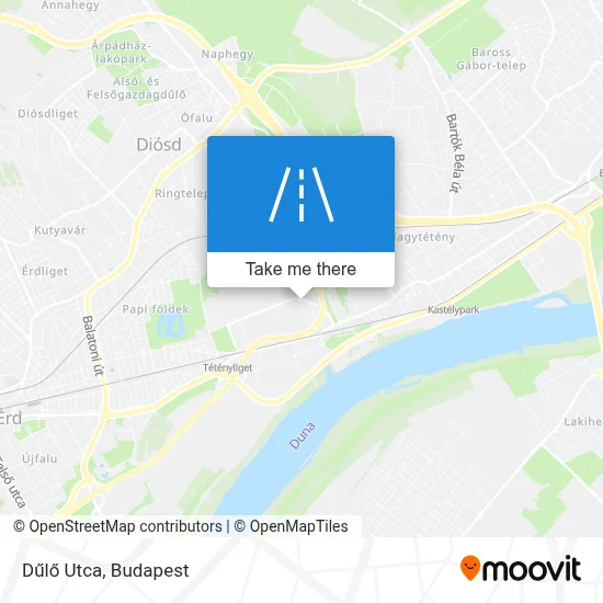 Dűlő Utca map