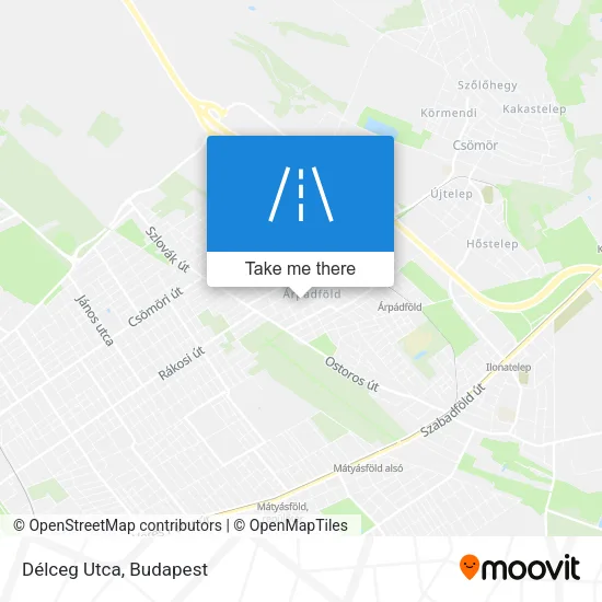 Délceg Utca map
