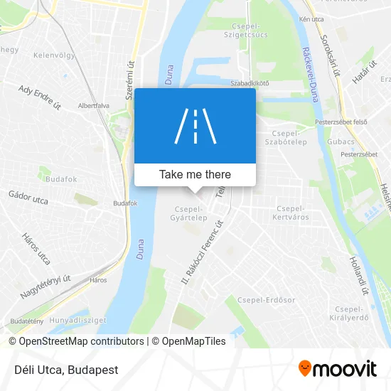 Déli Utca map