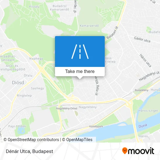 Dénár Utca map