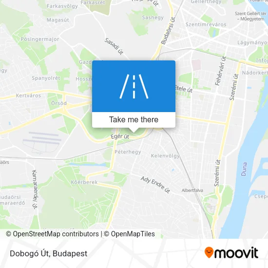 Dobogó Út map