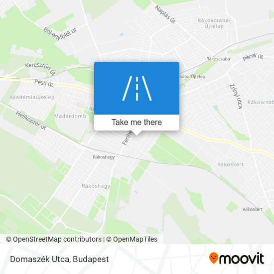 Domaszék Utca map