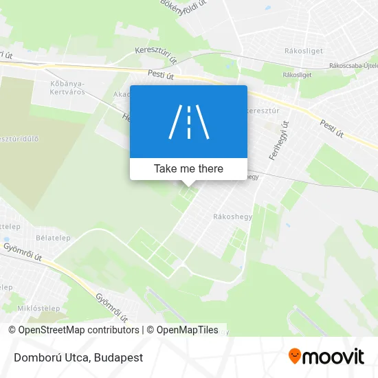 Domború Utca map