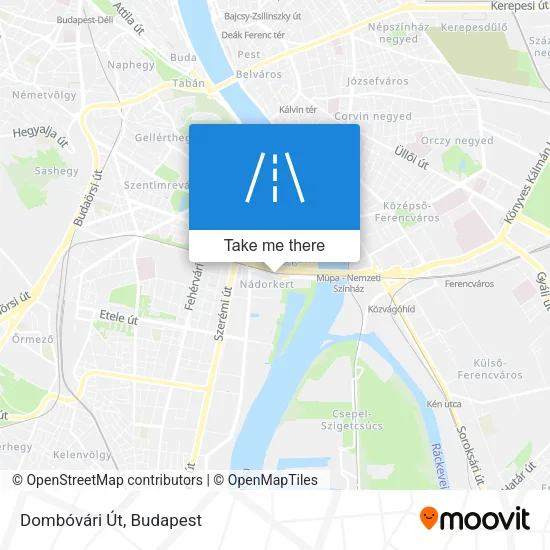 Dombóvári Út map