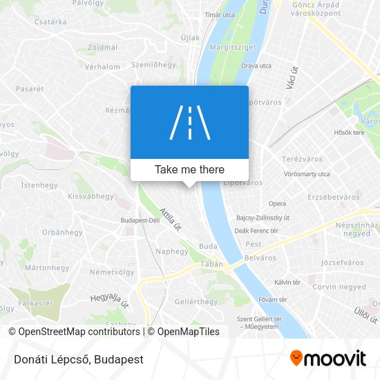 Donáti Lépcső map