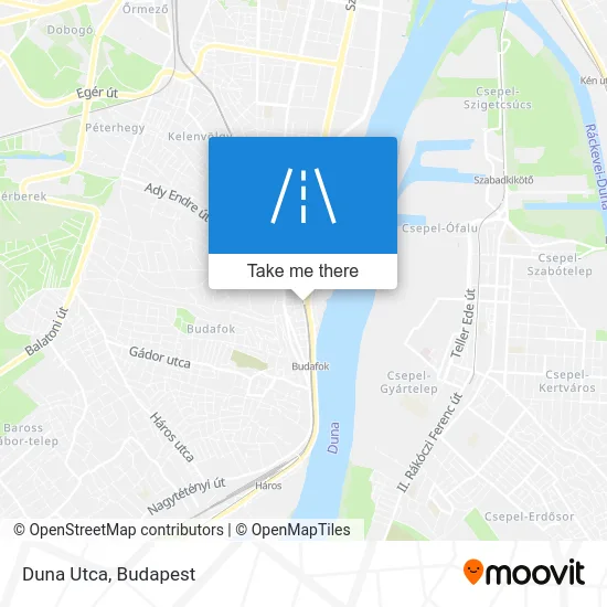 Duna Utca map