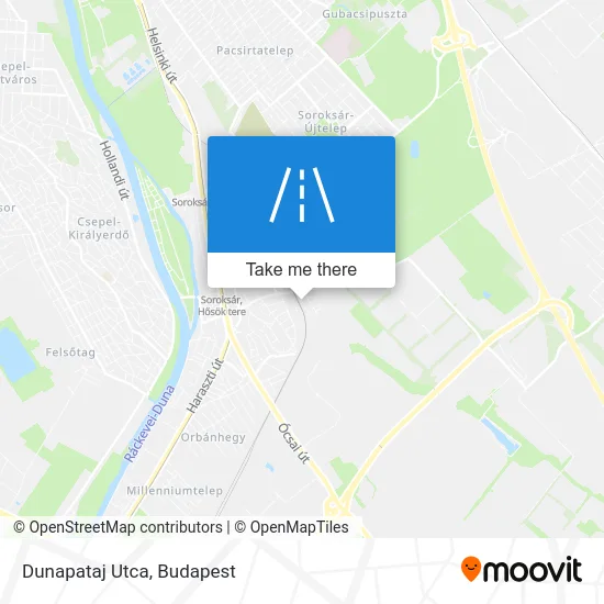 Dunapataj Utca map