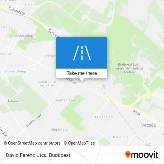 Dávid Ferenc Utca map