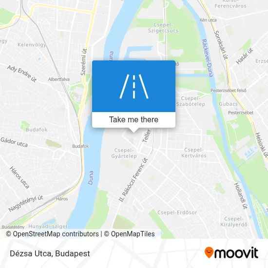 Dézsa Utca map
